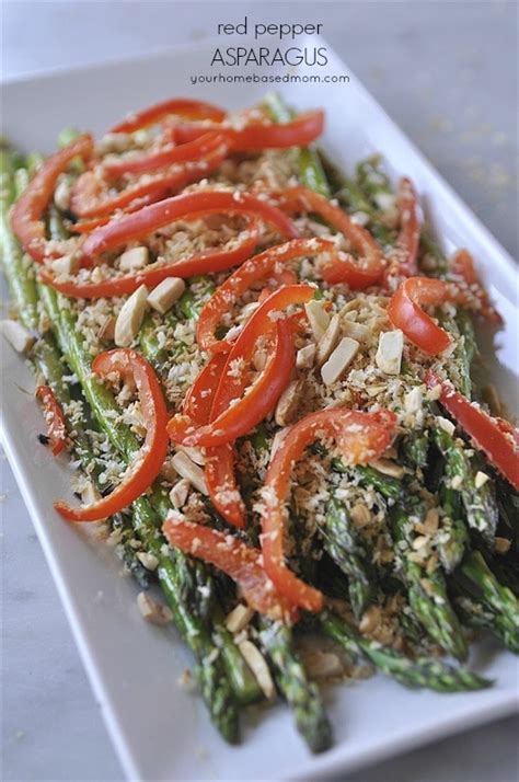 Red Pepper Asparagus Your Homebased Mom