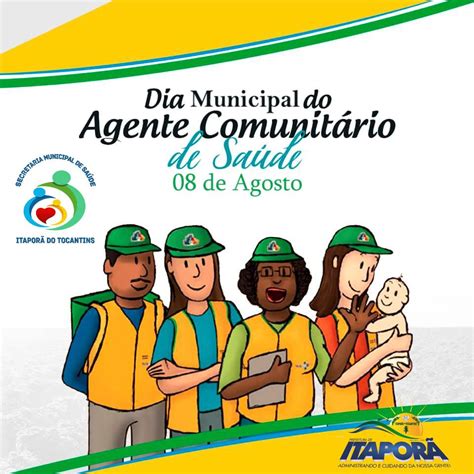 Dia Do Agente Comunit Rio De Sa De Prefeitura Municipal De Itapor