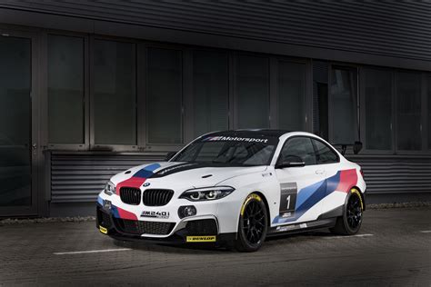 BMW M235i Racing Car seen on public roads