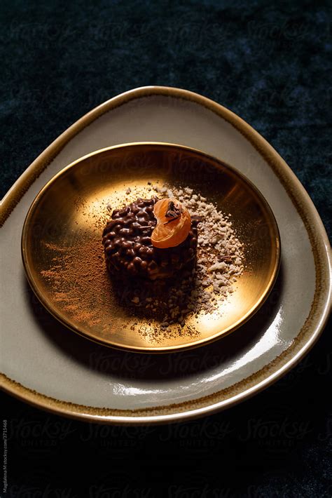 orange dessert garnish