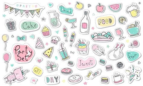 Stickers De Pastel