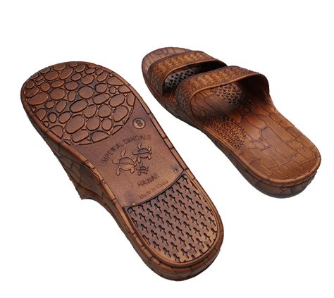 Brown And Black Double Strap Jesus Style Hawaii Sandalsunisex Sandal