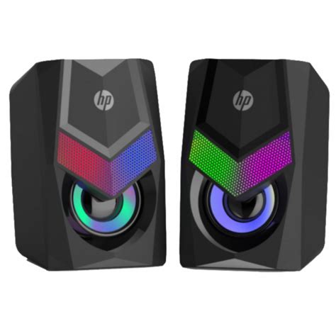 HP DHE 6000 RGB Backlit Gaming Stereo Speakers Hiforit