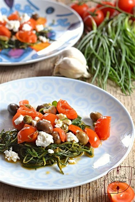 Contorno Di Agretti Pomodorini E Feta Ottimi Per La Pasta E Le