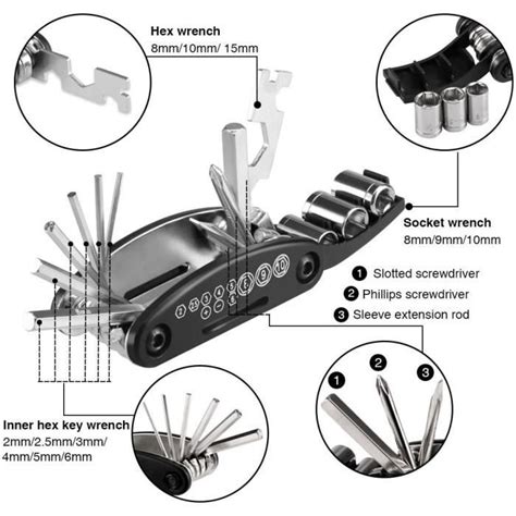 Sacoche de selle étanche pour vélo HOMMIE avec trousse d outils de