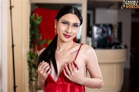 FRANKS TGIRLWORLD Meena Rocks It In Red Nude Pics XHamster