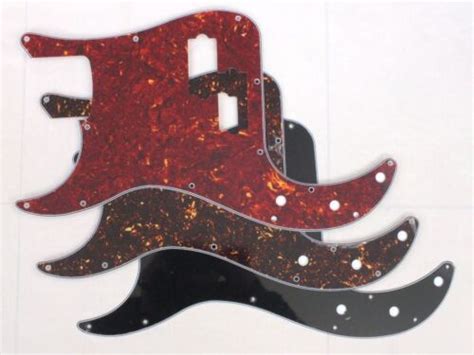 Left Handed Scratch Plate Pickguard To Fit Usa Mex Precision Bass In