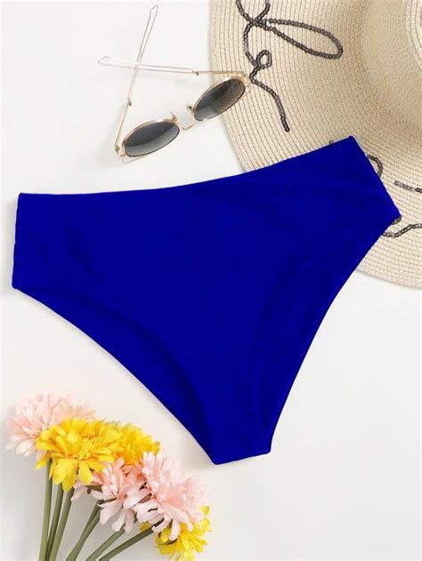 Shein Swim Basics Bragas Bikini Unicolor Moda De Mujer Shein M Xico