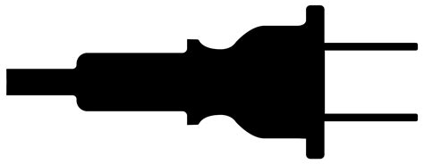 ff power plug silhouette svg freepngimg