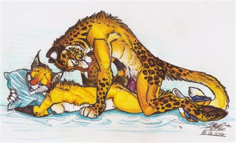 Rule 34 Anthro Barbs Breasts Feline Female Fur Furry Jaguar Male