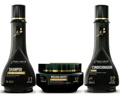 Kit Tutano Raiz Latina Shampoo Hidratante Sem Sal MercadoLivre