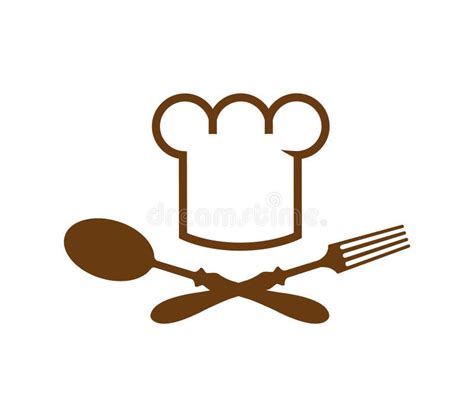 Chefs Hat Spoon Fork Stock Illustrations 115 Chefs Hat Spoon Fork