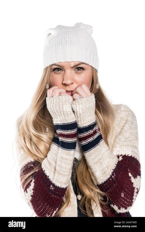 Pretty teen blonde dressed in Fotos und Bildmaterial in hoher Auflösung Alamy