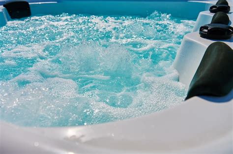 Premium Photo CloseUp Of Bubbling Hot Tub Water