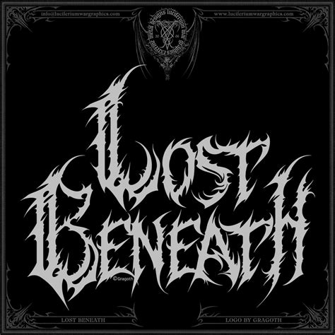 lost beneath logo luciferium war graphics