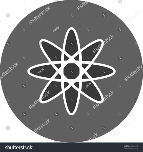 Atom Stock Vector Royalty Free 476918092 Shutterstock