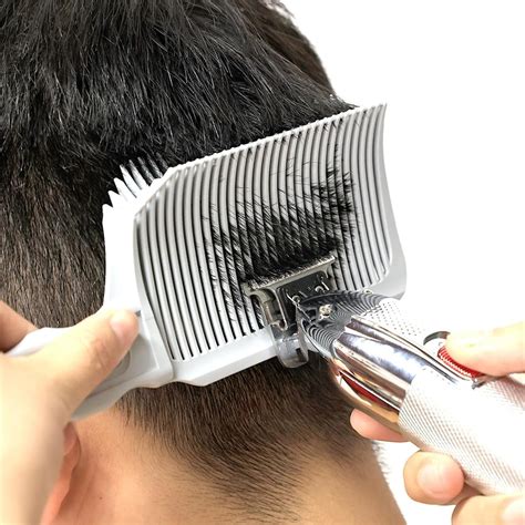 Haircut Fade Combs Barber Tool Curved Gradienter Hair Cutting Comb For