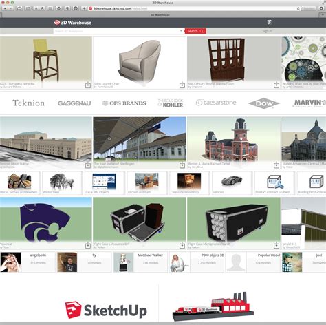 trimble sketchup  warehouse