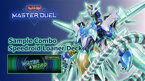 Speedroid Loaner Deck Basic Combo Water Wind Festival Yu Gi