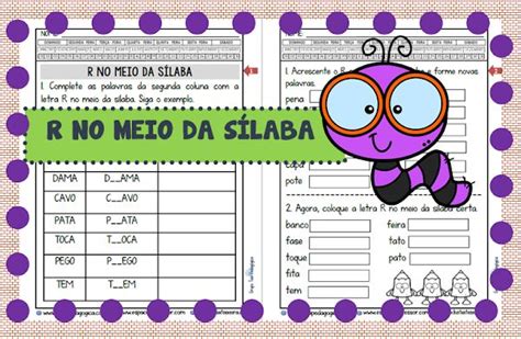 Palavras Com L Ou R No Meio Da Sílaba