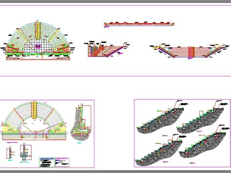 Anfiteatro Bloco 2a - Anfiteatro em AutoCAD | Baixar CAD (1.76 MB) | Bibliocad