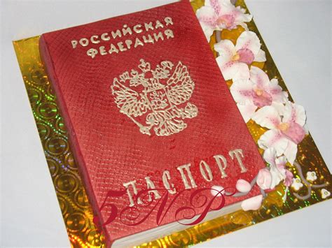 Торт в виде паспорта - 68 фото