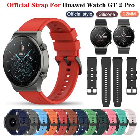 Correa De Silicona Oficial Para Huawei Watch Gt Pro Repuesto De Mm