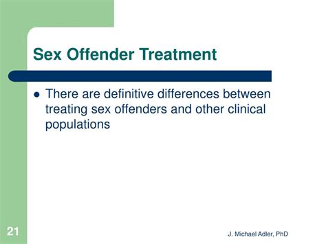 Ppt Introduction To Sex Offender Treatment J Michael Adler Phd Sex Offender Treatment Board