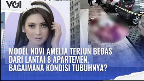 VIDEO Model Novi Amelia Terjun Bebas Dari Lantai 8 Apartemen