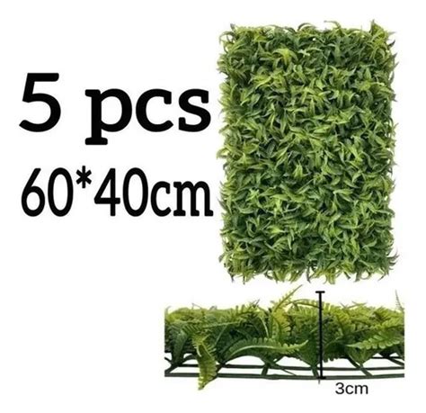 Muro Ingl S Jardim Vertical Artificial X Samambaia Cheia