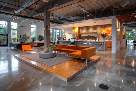 Premium Photo | Modern office lobby interior design
