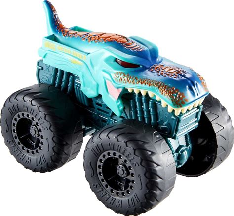 Hot Wheels Mega Wrex Giant Monster Trucks With Roarin Wreckers Lights Sounds Scale Toy