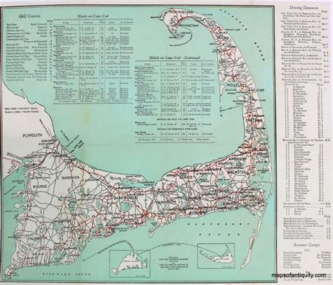 Printable Map Of Cape Cod