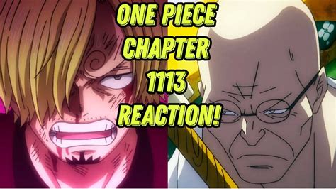 One Piece Chapter 1113 Reaction SANJI VS NUSJURO YouTube