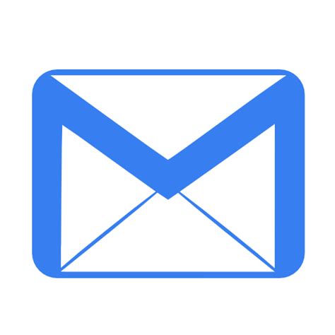 Email Symbol Blue