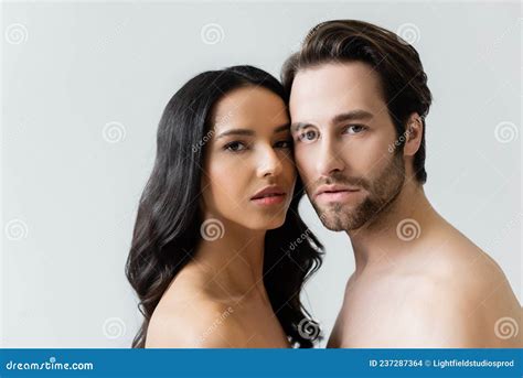 Naked Man And Woman Looking At Stock Photo Image Of Girlfriend Closeness 237287364