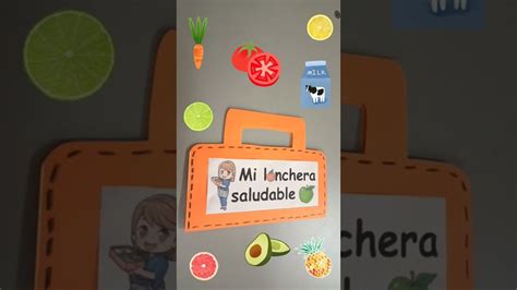 LONCHERA NUTRITIVA MANUALIDAD para NIÑOS YouTube