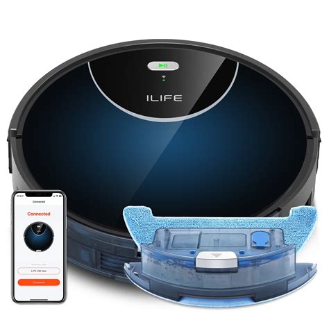 ILIFE V80 Max-W Mopping, Robot Vacuum and Mop 2-in-1, Wi-Fi, 2000Pa ...