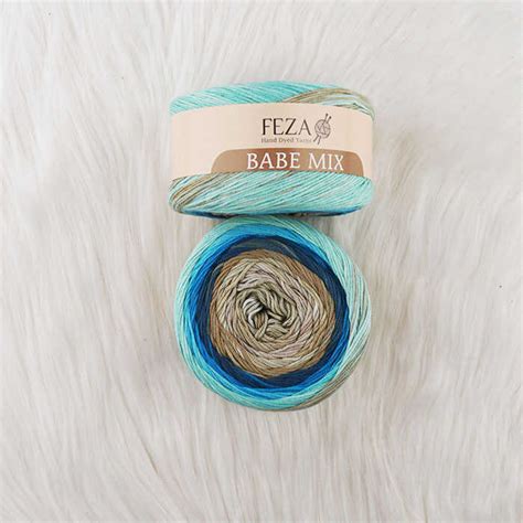 FEZA BABE MİX EL ÖRGÜ İPİ 330 MT 100 GR COTTON İPLİKLER FEZA