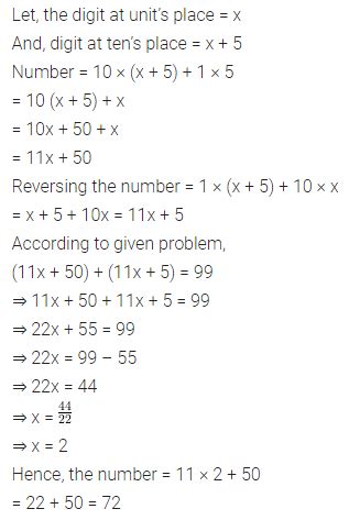 The Tens Digit Of A Two Digit Number Exceeds It S Units Digit By 5