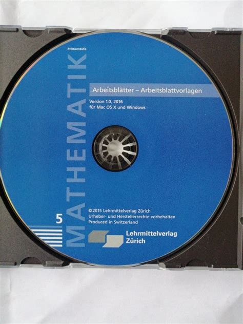 Lmvz Mathematik Cd Primarstufe Arbeitsbl Tter Kaufen Auf Ricardo