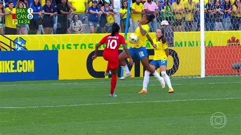 Vídeo Brasil x Canadá Melhores Momentos futebol ge