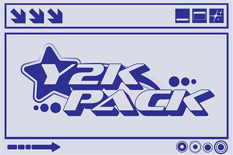 Y2k Shapesicons Pack Behance