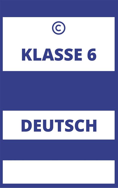 Deutsch Klasse 6 Realschule - Übungen Schulaufgabe