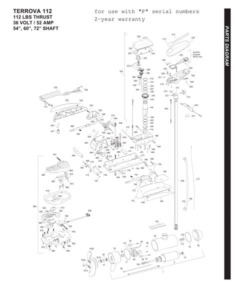 Minn Kota Terrova Parts List