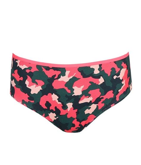 Bikini Braga Alta Estampado Camuflaje De Primadonna