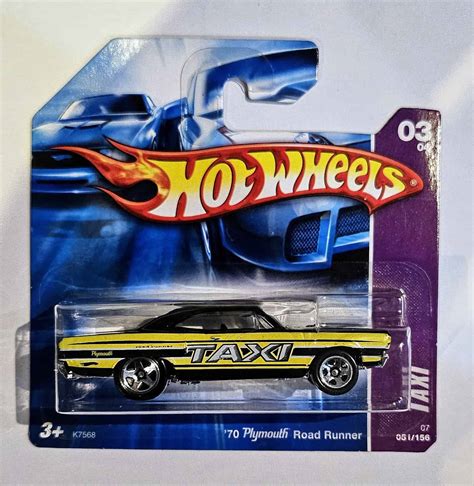 Hot Wheels Taxi 70 Plymouth Road Runner Universo Hot Wheels