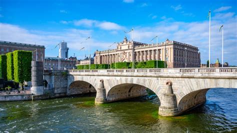 Swedish Parliament House in Stockholm Stock Image - Image of palace ...