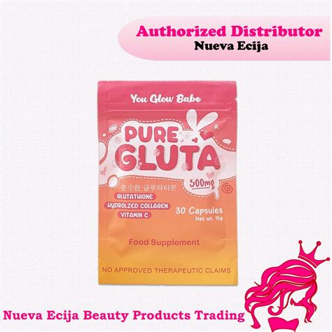 You Glow Babe Pure Gluta Capsules Pure Glutathione Hydrolyzed Collagen Vitamin C Whitening