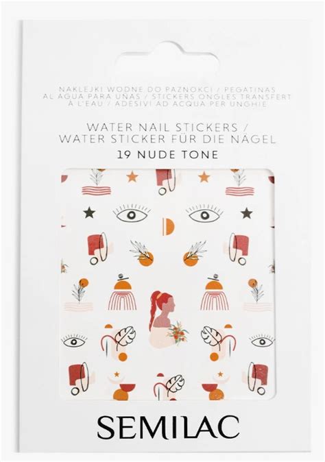 Semilac Naklejki Wodne Nude Tone Jj Cosmetics Centrum Kosmetyczne